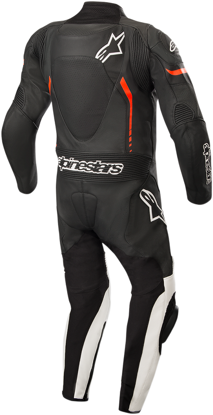 ALPINESTARS Youth GP Plus 1-Piece Leather Suit - Black/White/Red Fluorescent - US 28 / EU 150 31405181231150