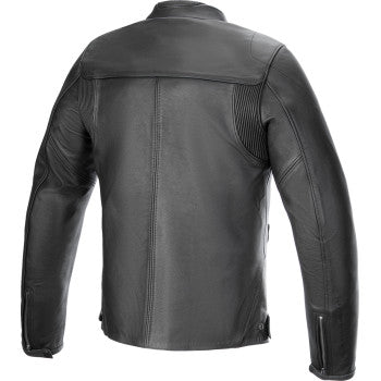 ALPINESTARS Blacktrack Leather Jacket - Black - Small 3103824-1100-S