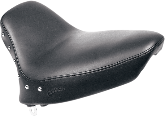 SADDLEMEN Seat - Renegade Solo - Smooth - Studded - Black - Softail 884-01-001