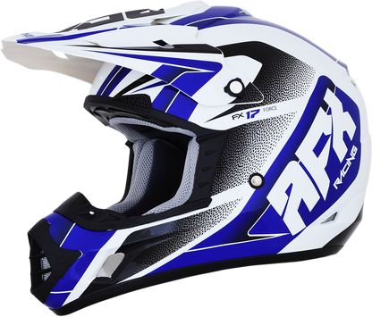 AFX FX-17 Helmet - Force - Pearl White/Blue - Small 0110-5238