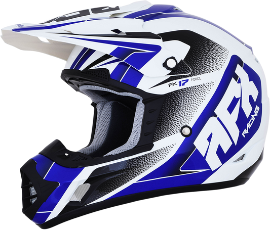 AFX FX-17 Helmet - Force - Pearl White/Blue - Small 0110-5238