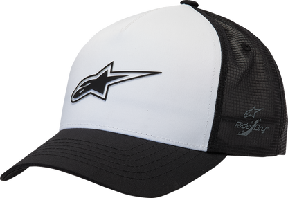 ALPINESTARS Delivery Trucker Hat - White/Black - One Size 1213810102010OS