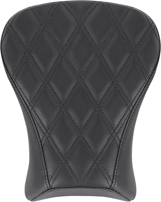 SADDLEMEN Renegade Pillion Pad - Touring - Lattice Stitched - Black - FLSB/FXLR '18-'23 818-29-012LS