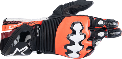 ALPINESTARS GP Pro R4 Gloves - Black/Fluo Red/White - Small 3556724-1321-S