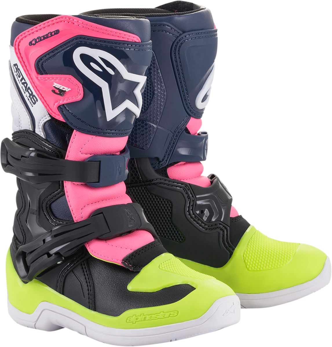 ALPINESTARS Tech 3S Boots - Black/Blue/Pink - US 12 2014518-1176-12