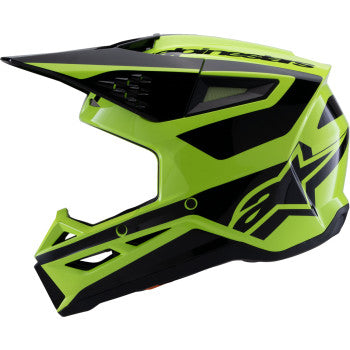 ALPINESTARS SM3 Helmet - Heat - Gloss Yellow Fluo/Black - Large 8301026-5011-L