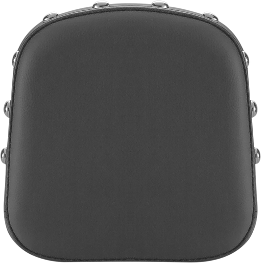 SADDLEMEN Sissy Bar Pad - Smooth - Black - Studded - FL '99-'23 40701