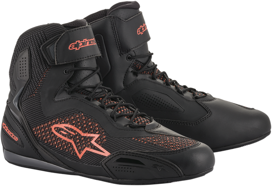 ALPINESTARS Faster-3 Rideknit® Shoes - Black/Red - US 8 251031910308