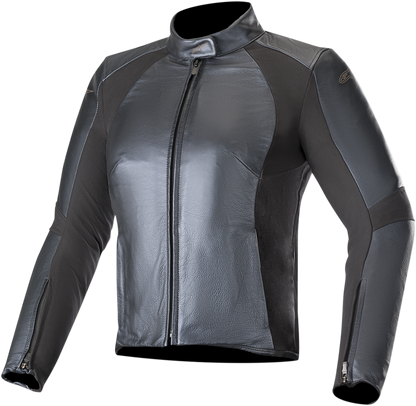 ALPINESTARS Stella Women's Vika v2 Leather Jacket - Blue - US 2 / EU 38 3115519-7180-38