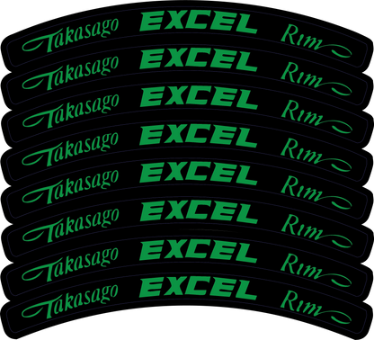 Excel Rim Decals