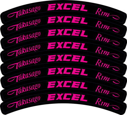 Excel Rim Decals