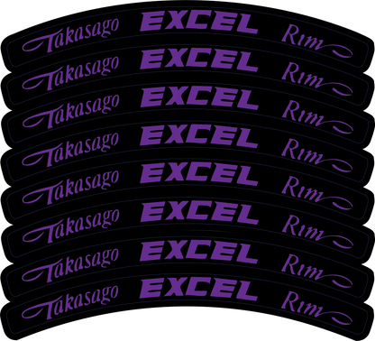 Excel Rim Decals