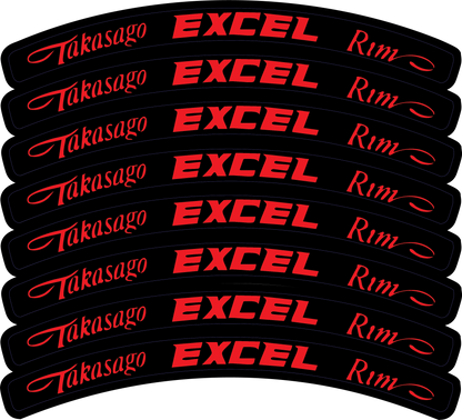 Excel Rim Decals