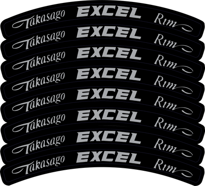 Excel Rim Decals