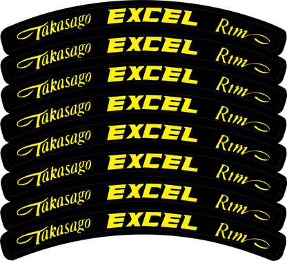 Excel Rim Decals