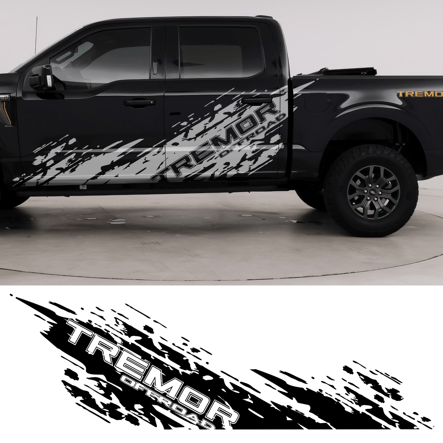 Raptor Mud Splash Decal. #6792