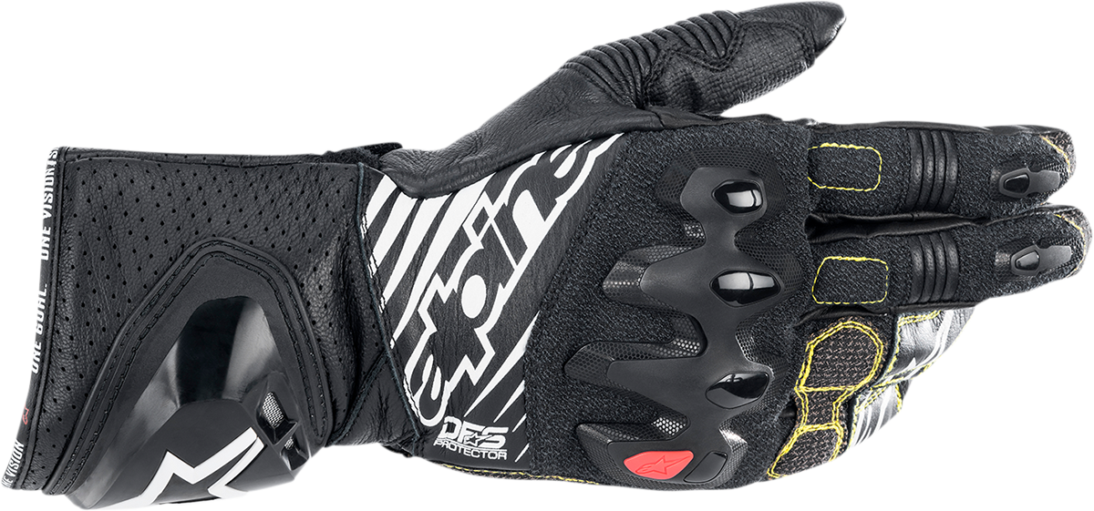 IN STOCK ALPINESTARS GP Tech v2 Gloves - Black/White - Medium 3556622-12-M