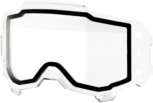 100% Armega Forecast Dual Lens - Clear 59064-00001
