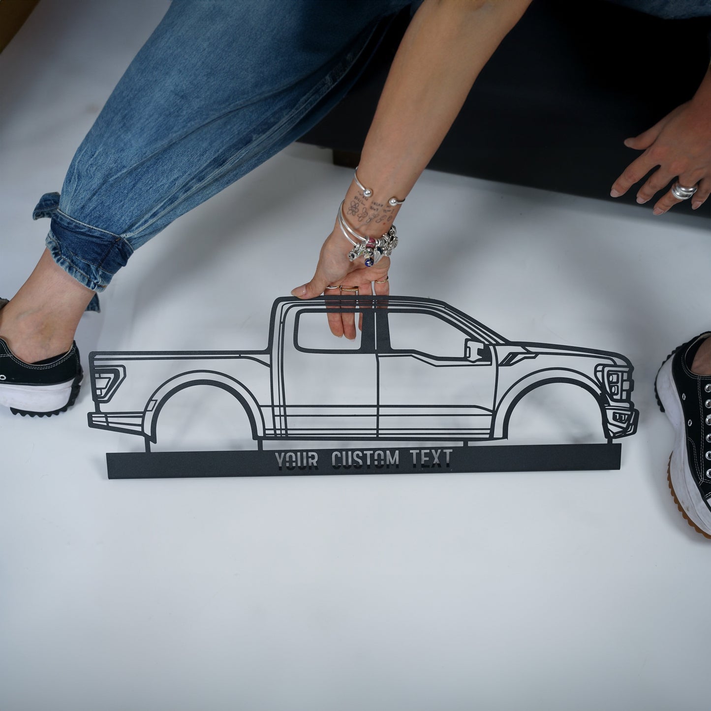 2022 F-150 Raptor Metal Stand Silhouette - MT0812