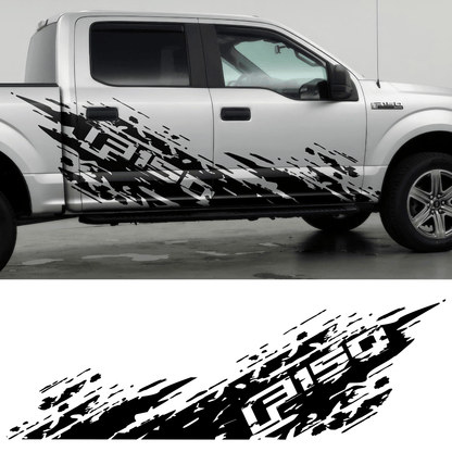 Raptor Mud Splash Decal. #6792