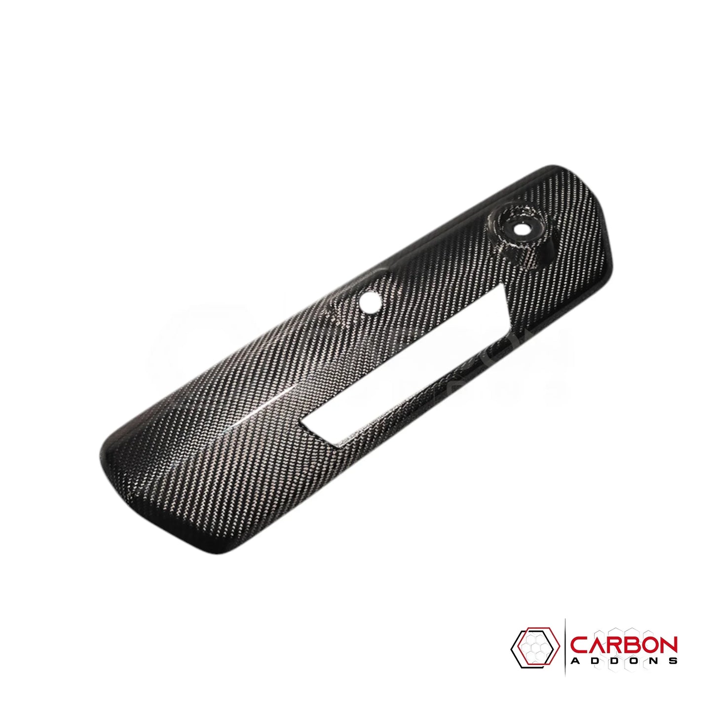 F150 2021-Up Tailgate Latch Door Handles Real Carbon Fiber Cover