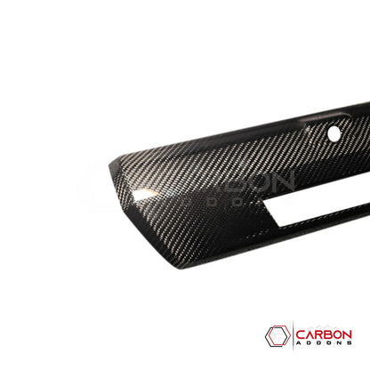 F150 2021-Up Tailgate Latch Door Handles Real Carbon Fiber Cover