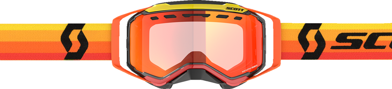SCOTT Prospect Snow Cross Goggle - Orange/Yellow - Enhancer Red Chrome 272846-1649312