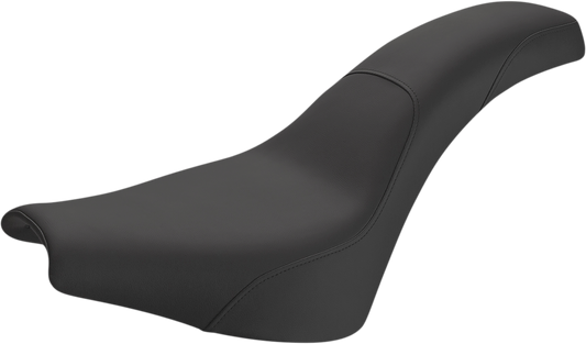 SADDLEMEN Seat - Profiler - Black - Smooth - Softail 818-30-047