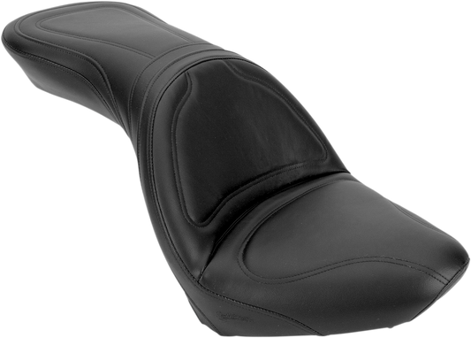SADDLEMEN Seat - Explorer - without Backrest - Stitched - Black - XVS650 Y3750JS