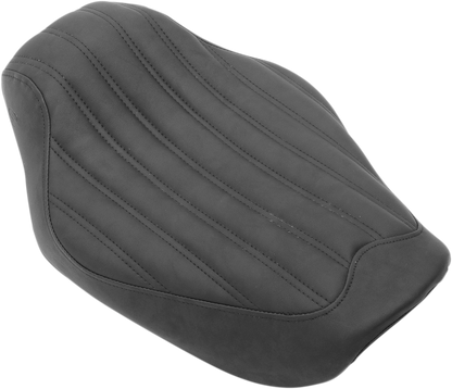 SADDLEMEN Knuckle Solo Seat - Ribbed - Black - FXD '04-'05 804-04-0023