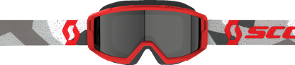 SCOTT Primal Sand Dust Goggle - Camo White/Red - Dark Gray 278600-7434053
