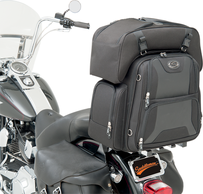 SADDLEMEN FTB3600 Sport Sissy Bar and Combo Bag EX000698
