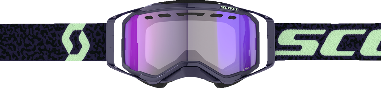 SCOTT Prospect Snow Cross Goggle - Dark Purple/Mint - Light Sensitive Blue Chrome 278603-7696307