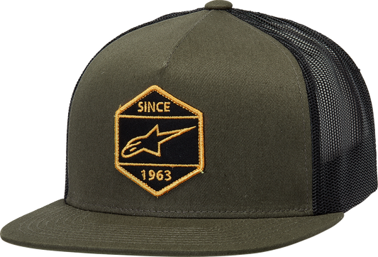 ALPINESTARS Bolt Trucker Hat - Military/Black - One Size 1213810146910OS
