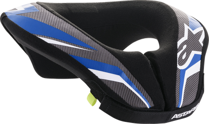 ALPINESTARS Youth Sequence Neck Roll - Black/Anthracite/Blue - L/XL 6741018-177-LXL