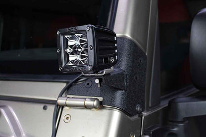 Fishbone Offroad Windshield Light Bracket for 1997-2006 Jeep Wrangler FB21031