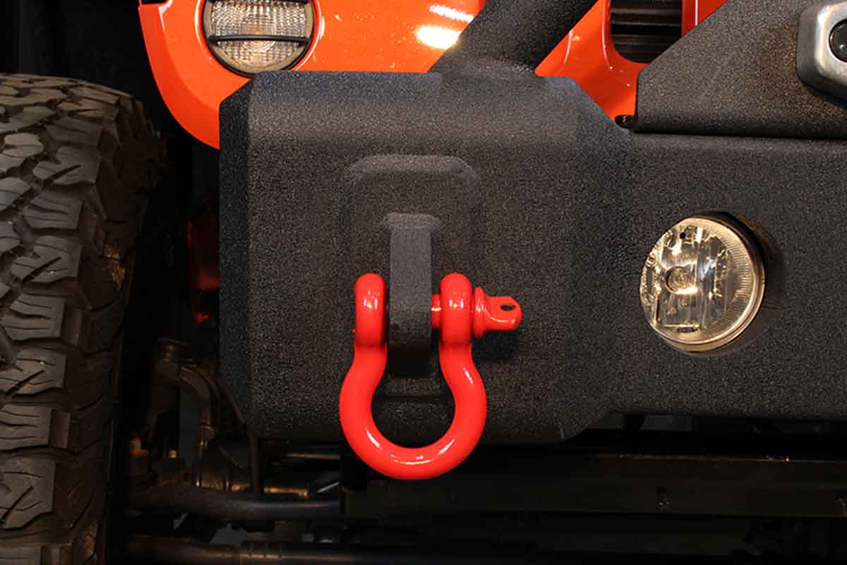 Fishbone Offroad Red 3/4 in. D-Ring Set FB21038