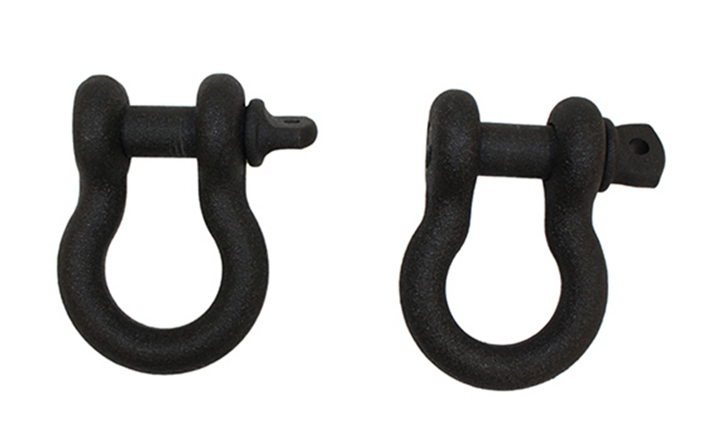Fishbone Offroad Black 3/4 in. D-Ring Set FB21039