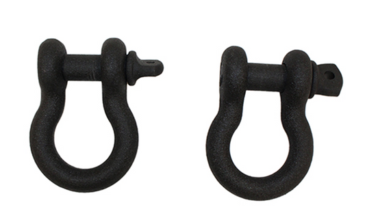Fishbone Offroad Black 3/4 in. D-Ring Set FB21039