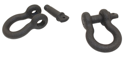 Fishbone Offroad Black 3/4 in. D-Ring Set FB21039