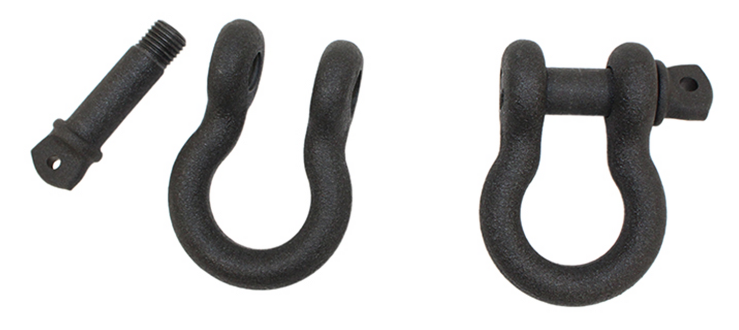 Fishbone Offroad Black 3/4 in. D-Ring Set FB21039