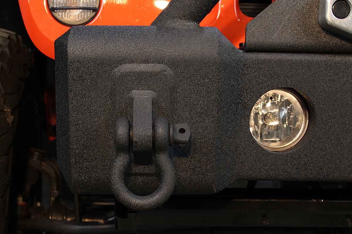 Fishbone Offroad Black 3/4 in. D-Ring Set FB21039