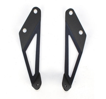 Fishbone Offroad Hood Light Mount Brackets for 2007-2018 Jeep Wrangler FB21066