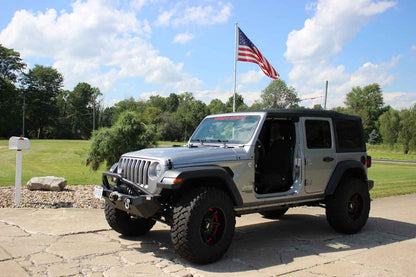 Fishbone Offroad Foot Peg Set for 2018 & Up Jeep Wrangler JL/Wrangler Unlimited JLU, 2020 & Up Jeep Gladiator JT FB21082