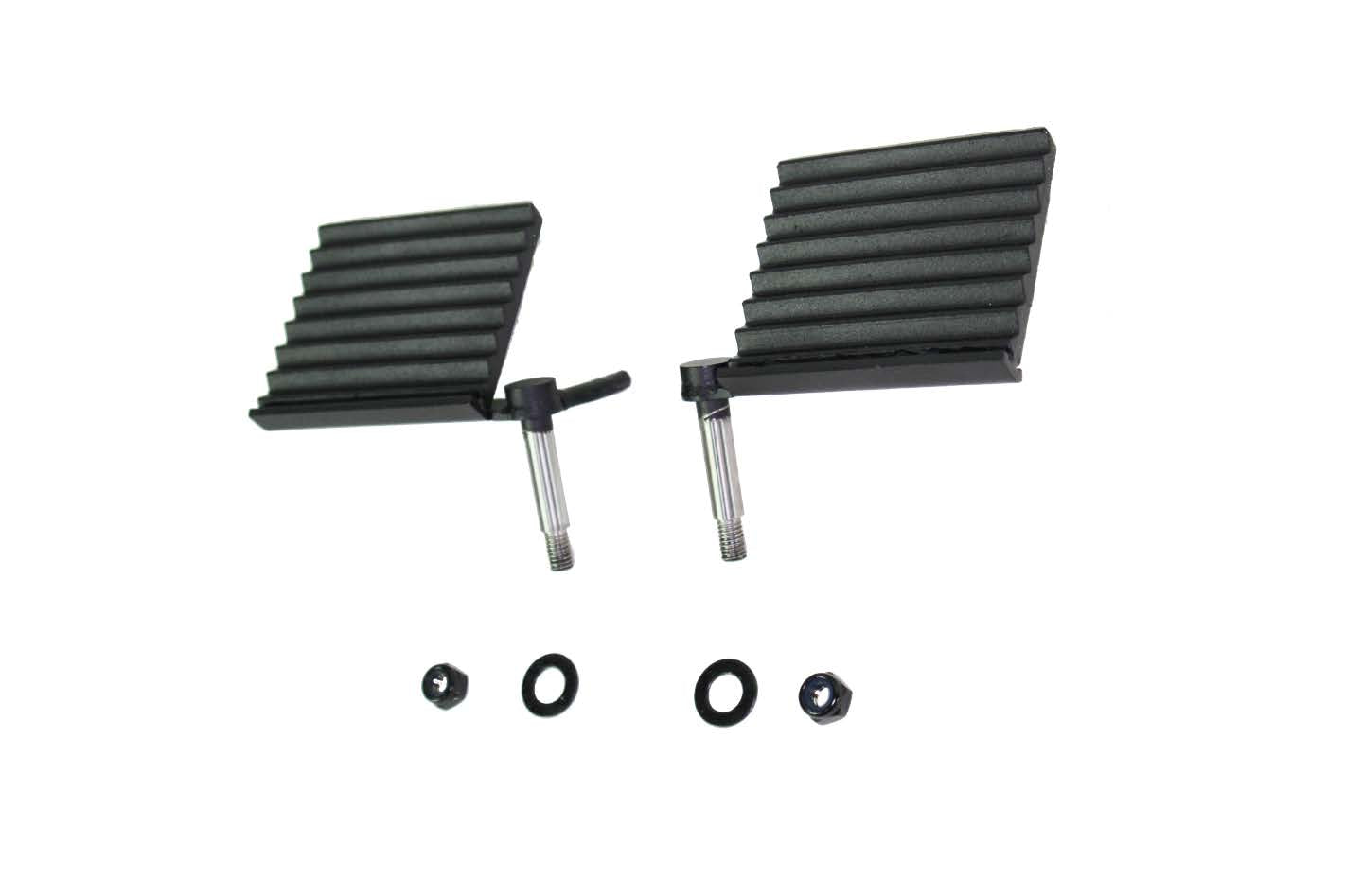 Fishbone Offroad Foot Peg Set for 2018 & Up Jeep Wrangler JL/Wrangler Unlimited JLU, 2020 & Up Jeep Gladiator JT FB21082