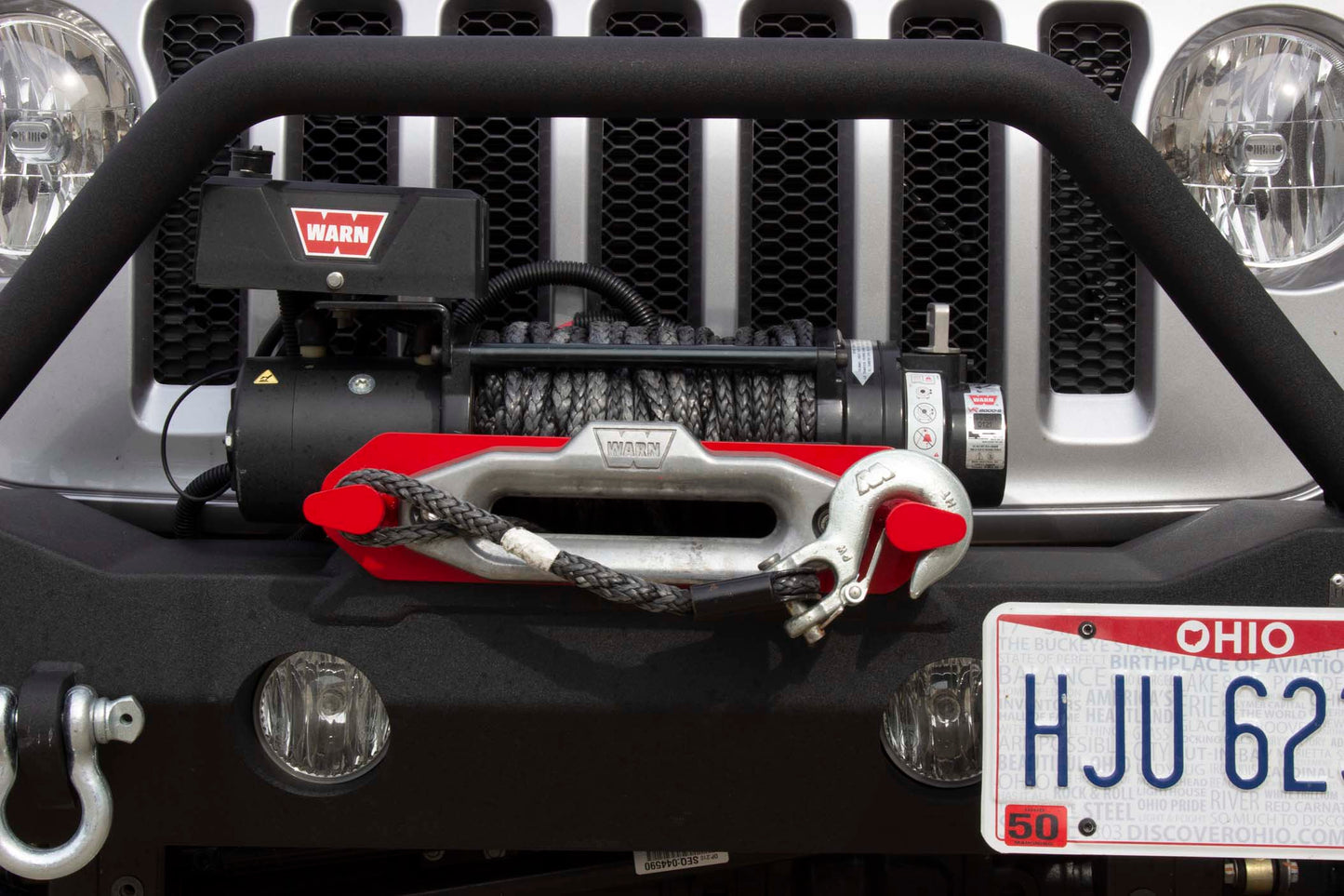 Fishbone Offroad Red Winch Line Fishhook FB21095