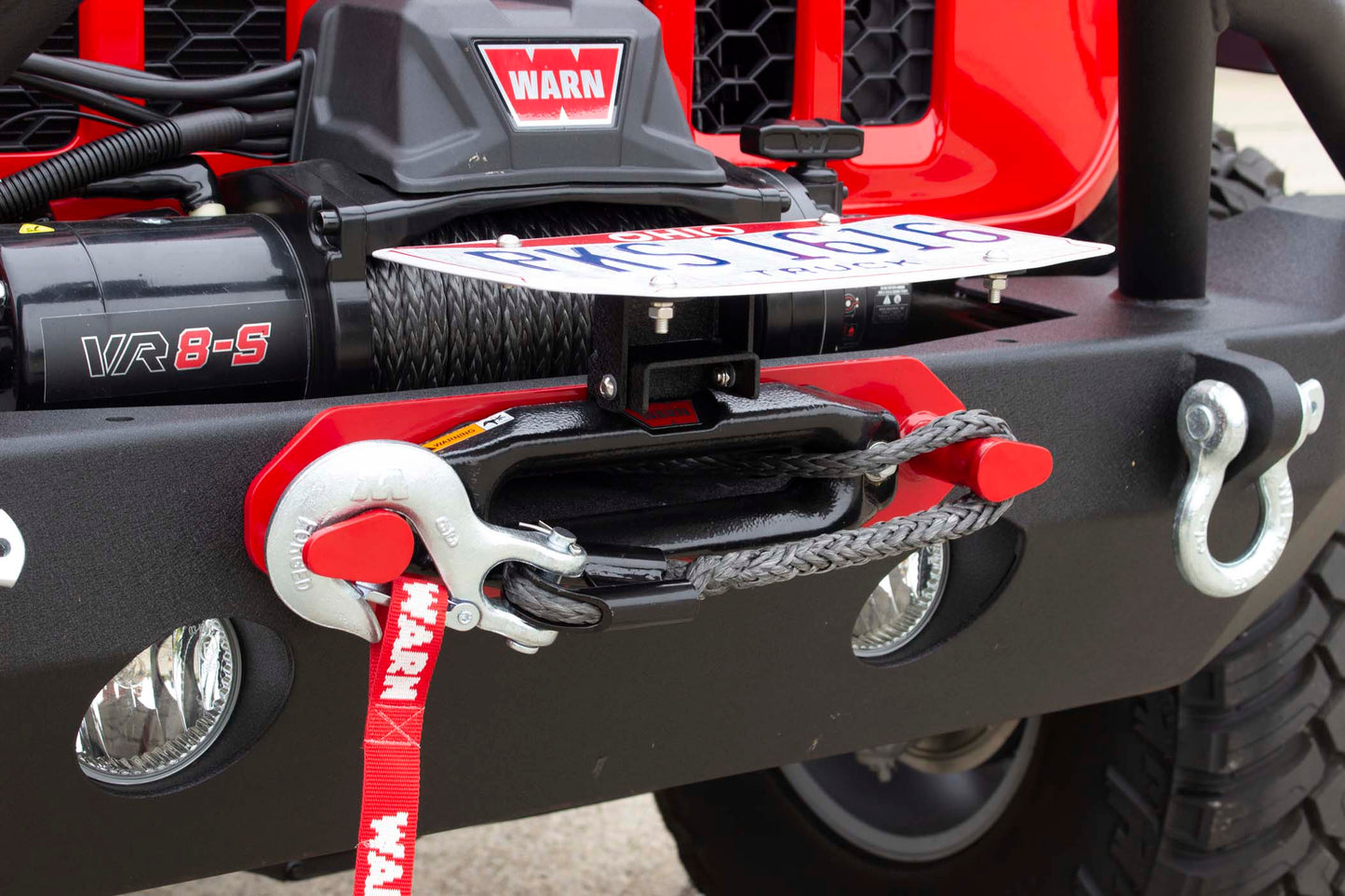 Fishbone Offroad Fairlead License Plate Mount FB21098