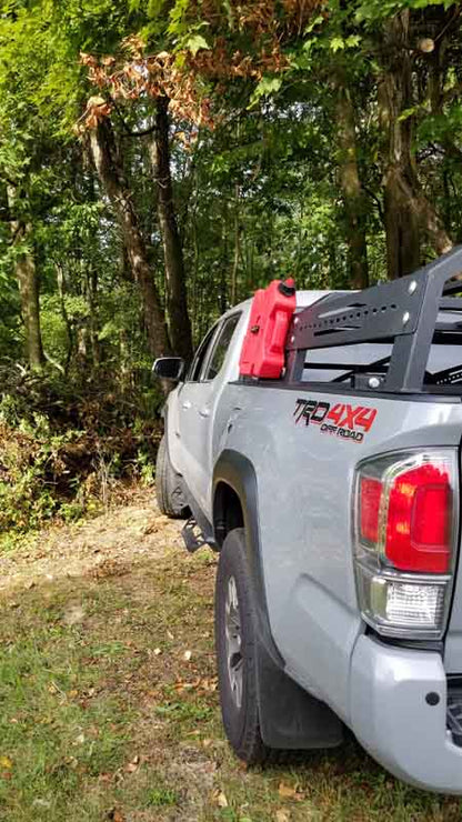 Fishbone Offroad Long Bed Half Height Tackle Rack for 2005-2023 Toyota Tacoma FB21245