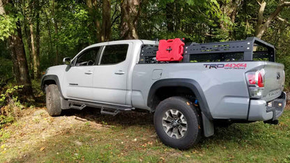 Fishbone Offroad Long Bed Half Height Tackle Rack for 2005-2023 Toyota Tacoma FB21245