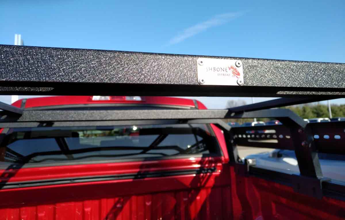 Fishbone Offroad Long Bed Half Height Tackle Rack for 2005 & Up Ford F-150/Toyota Tundra FB21319